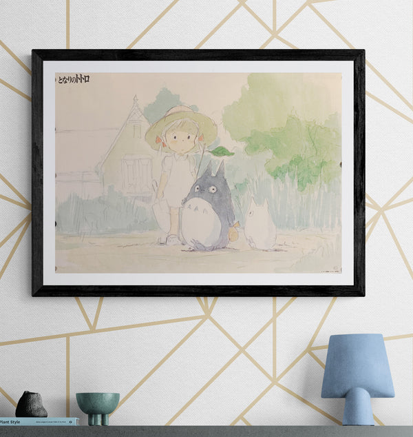 “My Neighbor Totoro” (となりのトトロ), Original Japanese Promotional Poster 1988, B2 Size (51 × 73 cm) O23