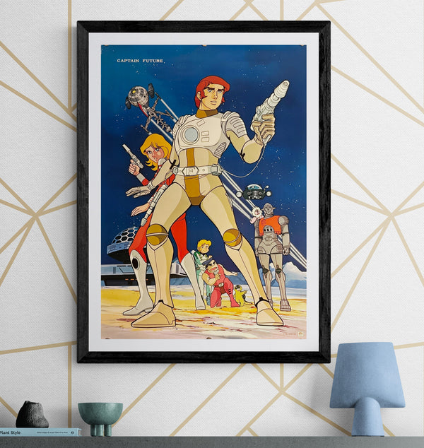 “Captain Future”, Original Japanese Promotional Poster c.1978–1979, B2 Size (51 × 73 cm) O40