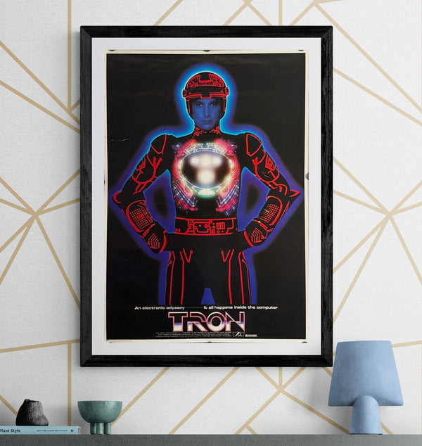 “TRON”, Original Japanese Theatrical Poster (First Release) 1982, B2 Size (51 × 73 cm) O231