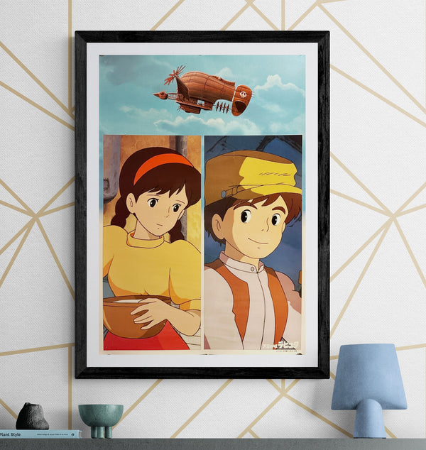 “Laputa: Castle in the Sky”, Original Japanese Promotional Poster 1986, B2 Size (51 × 73 cm) O397