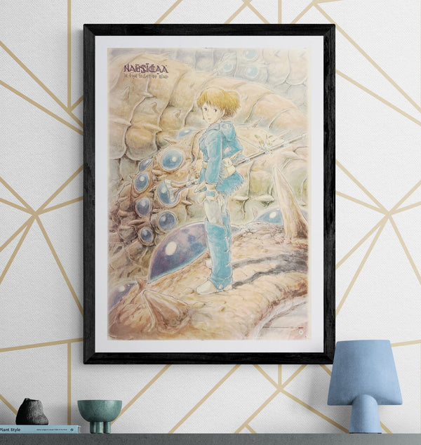“Nausicaä of the Valley of the Wind” (風の谷のナウシカ), Original Japanese Promotional Poster 1987, MOVIC / Tokuma Shoten Issue, B2 Size (51 × 73 cm) T144