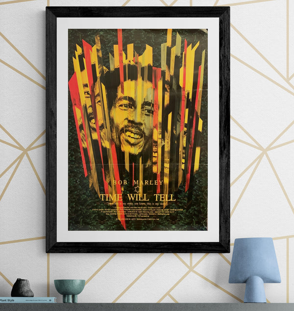 "Bob Marley: Time Will Tell", Original Release Japanese Movie Poster 1992, B2 Size (51 x 73cm) F160