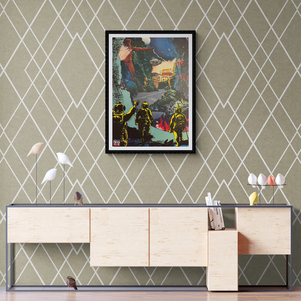 "TADANORI YOKOO - Shimaya Dashi Stock Base Poster", Japanese Contemporary Art Poster, Original Offset 1978, Ultra Rare, B2 Size (c.51 x 73cm)