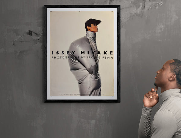 "Irving Penn × Issey Miyake (1988) - Photographs by Irving Penn poster", Japanese Contemporary Art Poster, Original Offset 1988, Ultra Rare, Size (c.78 x 59 cm)