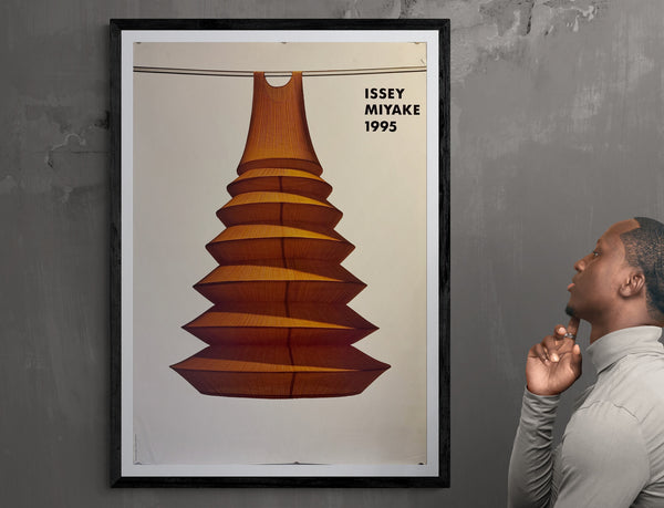 "Irving Penn × Issey Miyake (1995) - Tent Yellow Dress Poster", Japanese Contemporary Art Poster, Original Offset 1995, Ultra Rare, Size (c.102 x 72 cm)