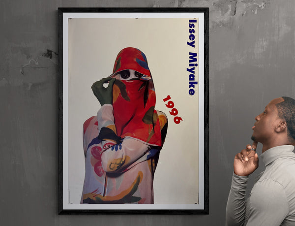 "Irving Penn × Issey Miyake (1996) - Colorful Outfit Poster", Japanese Contemporary Art Poster, Original Offset 1996, Ultra Rare, Size (c.102 x 72 cm)