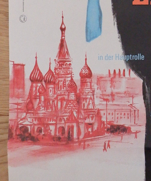 "From Russia with Love", Original Re-Release German James Bond Movie Poster 1963