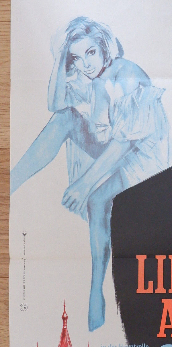 "From Russia with Love", Original Re-Release German James Bond Movie Poster 1963