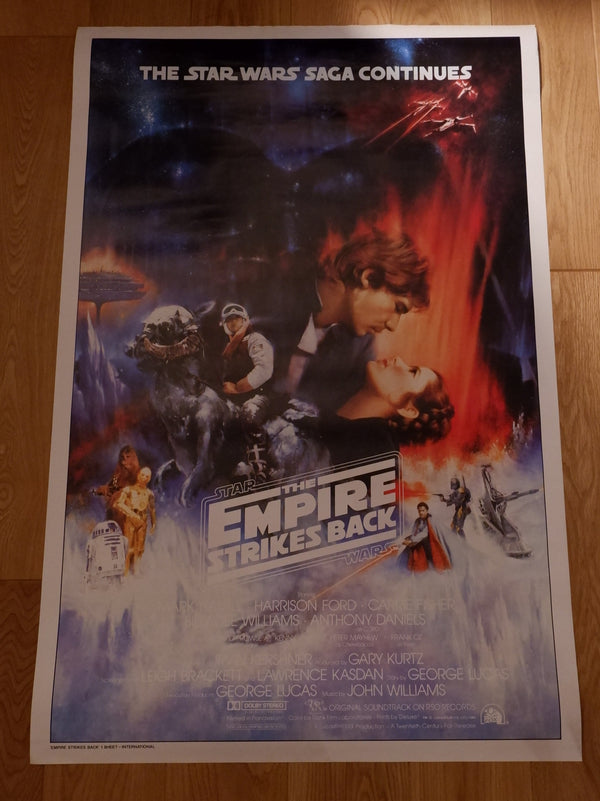 "The Empire Strikes Back", Withdrawn ORIGINAL Concept One Sheet (27 x 41 inches) Style A 1980, ULTRA RARE