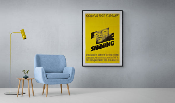 "The Shining", Original First Release US ONE SHEET Movie Poster 1980, Size (27 x 41")