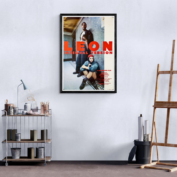 "Leon The Professional", Original Release Japanese Movie Poster 1996, RARE, B1 Size