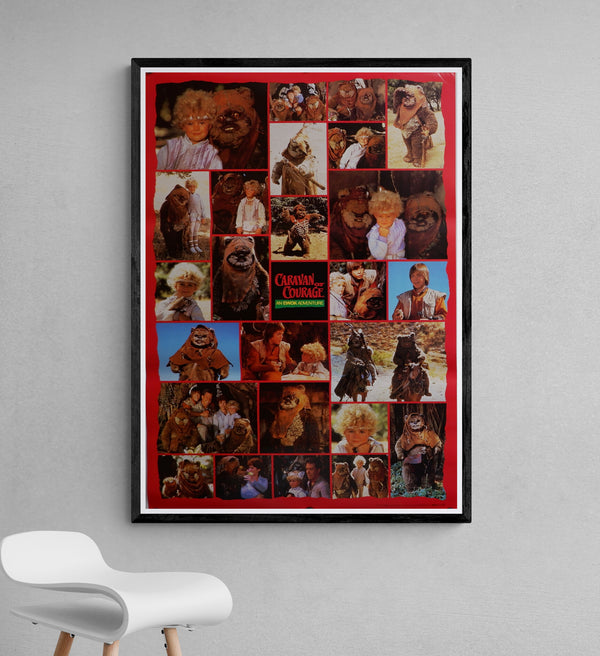 "Caravan of Courage: An Ewok Adventure", Original Release Japanese Movie Poster 1985, B2 Size