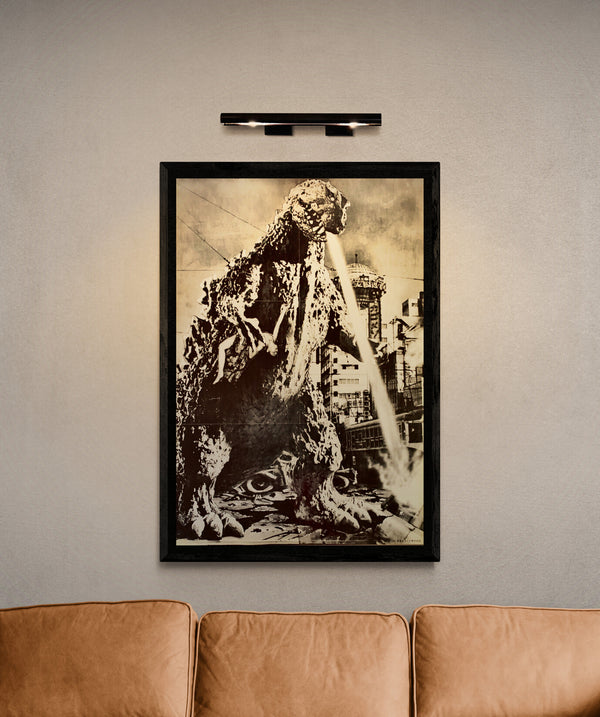 "Godzilla", Original Release Japanese Record Promotional Poster 1970`s, B2 Size (51 cm x 73 cm)