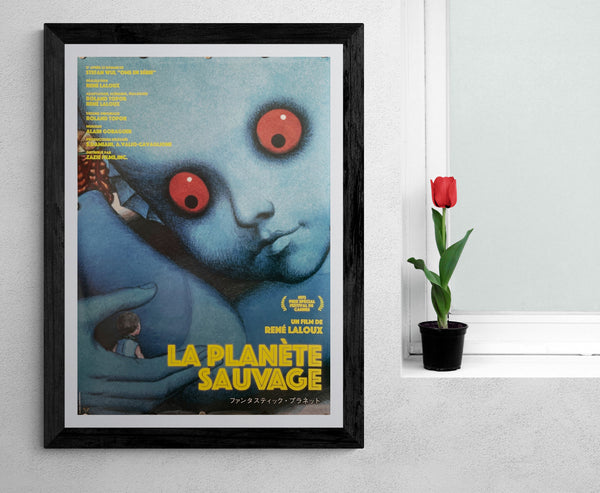 "Fantastic Planet", (La Planete Sauvage), Original Re-Release Japanese Movie Poster 2021, B2 Size (51 x 73cm)