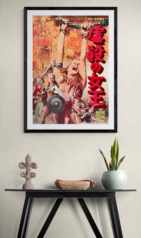 "The Viking Queen", Original Release Japanese Movie Poster 1967, B2 Size (51 x 73cm)