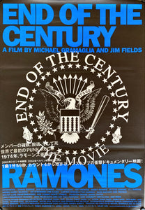 "End of the Century: The Story of the Ramones", Original First Release Japanese Movie Poster 1982, Rare, B2 Size (51 x 73cm)
