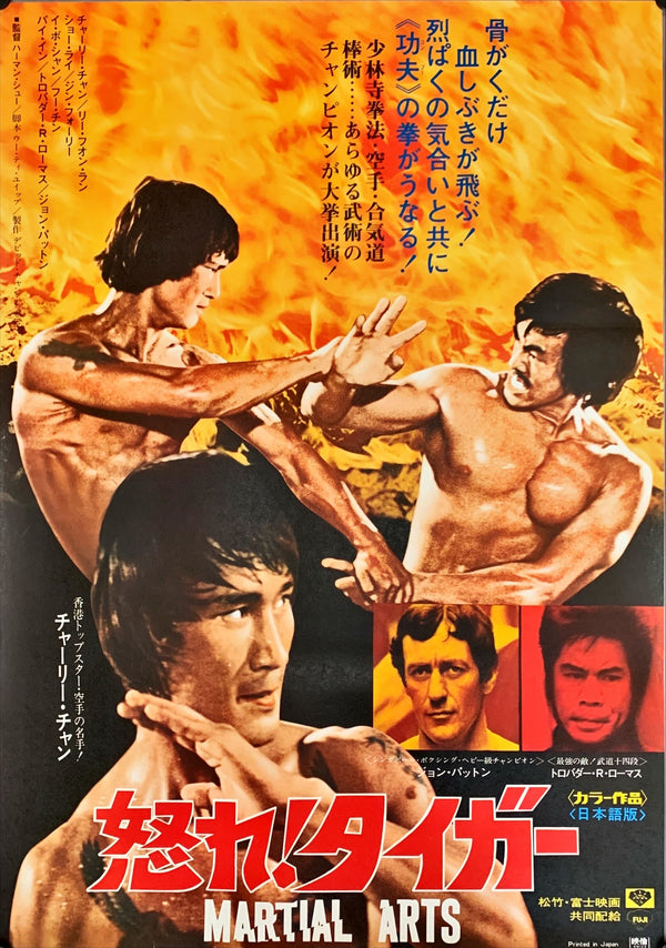 "Martial Arts", Original First Release Japanese Movie Poster 1970`s, B2 Size (51 x 73cm)