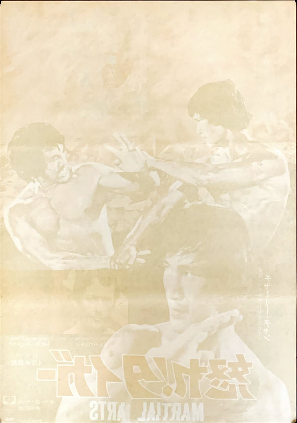 "Martial Arts", Original First Release Japanese Movie Poster 1970`s, B2 Size (51 x 73cm)