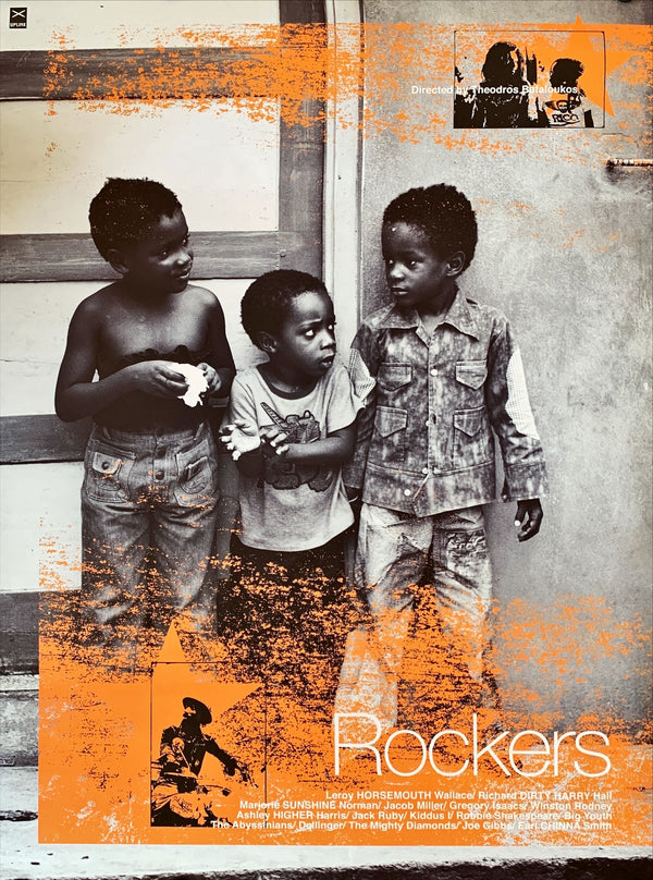 "Rockers", Original Re-Release Japanese Movie Poster 1990`s, B2 Size (51 x 73cm)