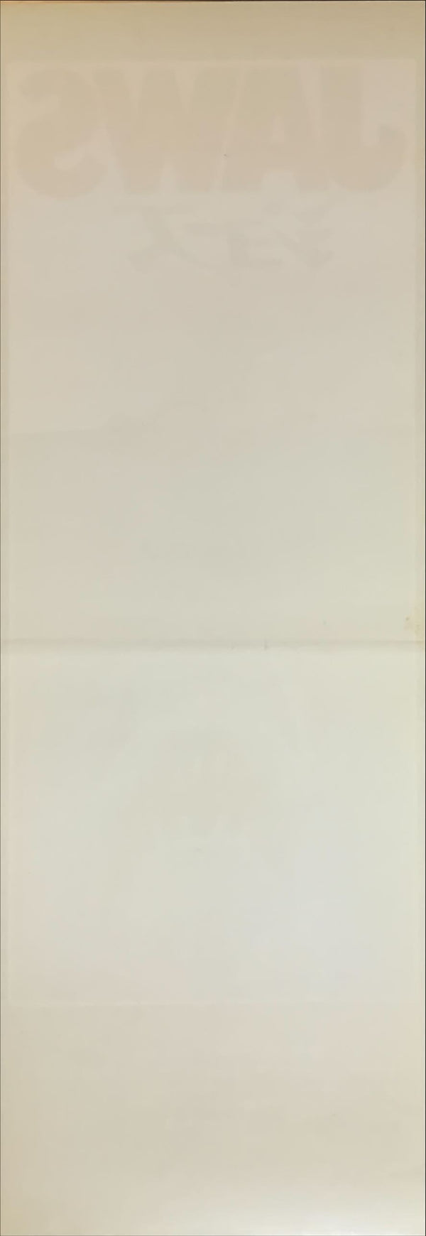 "Jaws", Original Release Japanese Speed Poster 1975, 26.0 x 73 cm