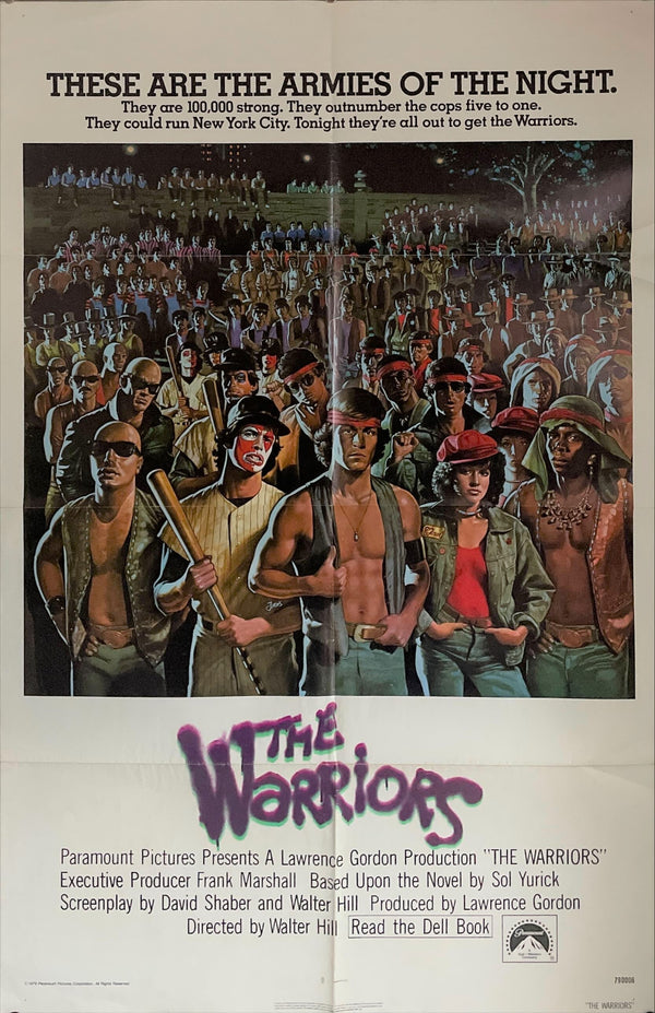 "The Warriors", Original First Release US ONE SHEET Movie Poster 1979, Size (27 x 41")