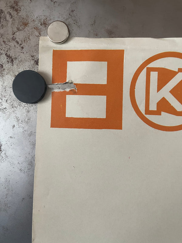 "The Black Gambler", Original Release Japanese Movie Poster 1965, B2 Size (51 x 73cm)