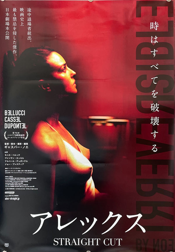 "Irréversible - The Straight Cut", Original Re-Release Japanese Movie Poster 2020, B2 Size (51 x 73cm)