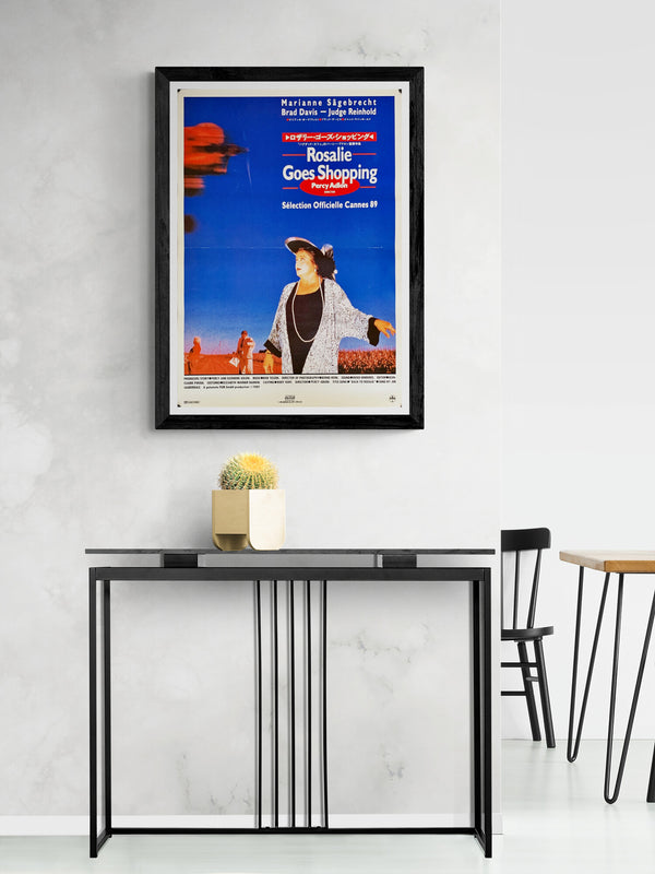 "Rosalie Goes Shopping", Original Japanese Movie Poster 1989, B2 Size (51 x 73cm)