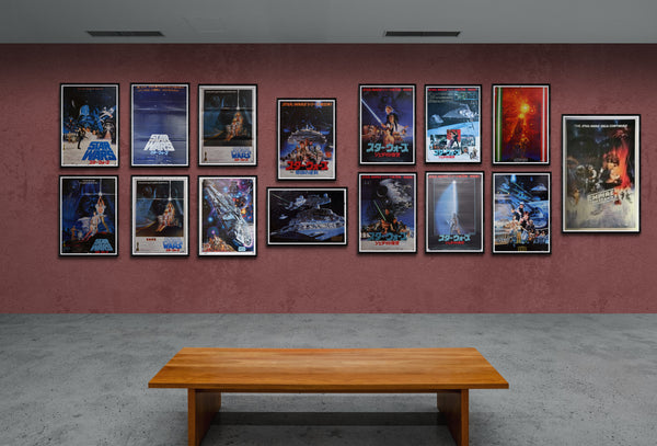 "The Empire Strikes Back", Withdrawn ORIGINAL Concept One Sheet (27 x 41 inches) Style A 1980, ULTRA RARE