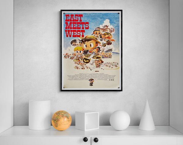 "East Meets West", Original Release Movie Poster 1995, B2 Size (51 x 73cm)