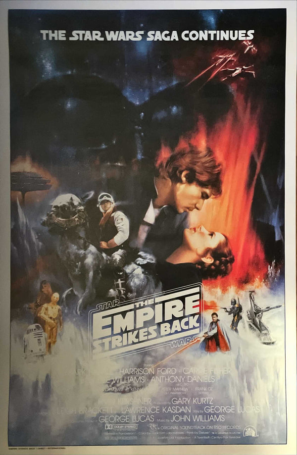 "The Empire Strikes Back", Withdrawn ORIGINAL Concept One Sheet (27 x 41 inches) Style A 1980, ULTRA RARE