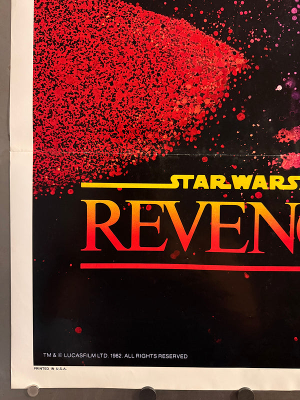 "STAR WARS – “REVENGE OF THE JEDI” (1982)", Original U.S. Advance One‑Sheet – Undated (“NO DATE”), ULTRA RARE, Size: 27 × 41 in. (≈ 69 × 104 cm) (FB)