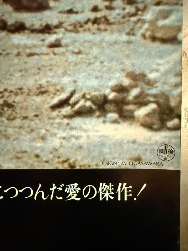 “PARIS, TEXAS” (1984) – ORIGINAL JAPANESE B1 THEATRICAL POSTER – DESIGN BY MASAKATSU OGASAWARA (小笠原正勝)  Rare | Large Format | First Japanese Release | 72.8 × 103 cm (B1)