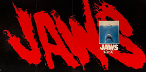 "Jaws", Original Release Japanese Movie Poster 1975, Size (32 x 63cm) K337