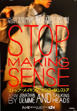 Load image into Gallery viewer, &quot;Stop Making Sense&quot;, Original Re-Release Japanese Movie Poster 2024, B2 Size (51 x 73cm) J60
