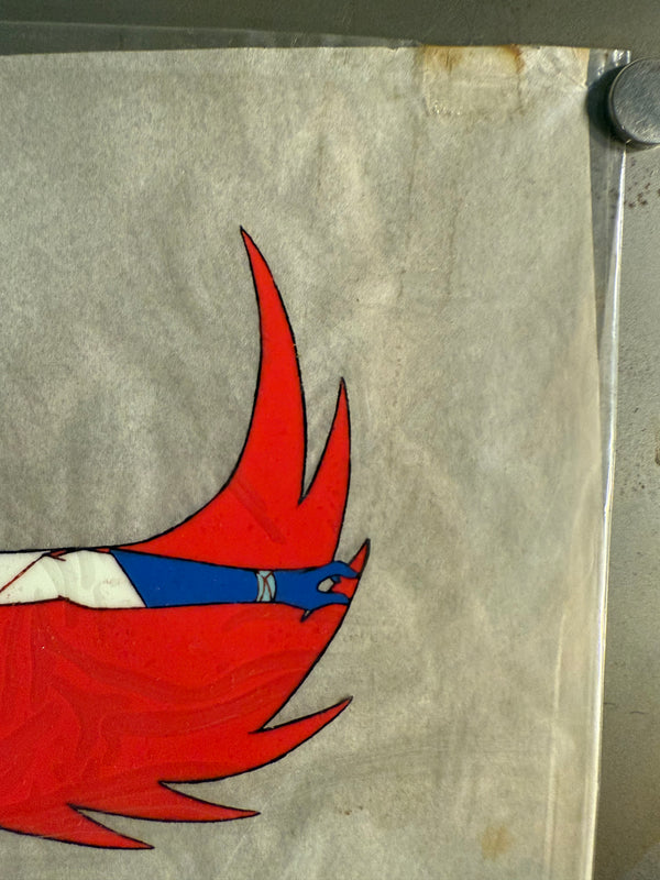 "Gatchaman" / Ken the Eagle, Original Japanese Animation Cel-ga c. late 1970s, 26.5 × 19 cm