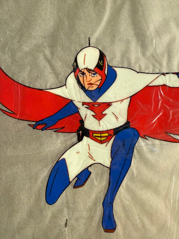 "Gatchaman" / Ken the Eagle, Original Japanese Animation Cel-ga c. late 1970s, 26.5 × 19 cm