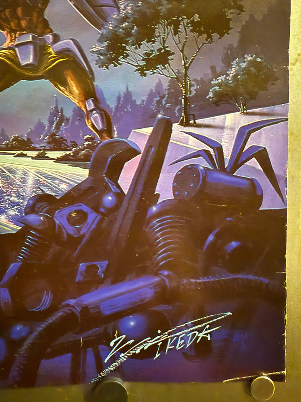 “Heavy Metal L-Gaim” (重戦機（ヘビーメタル）エルガイム), Original Japanese Anime Soundtrack Promotional Poster 1984, B2 Size (51 × 73 cm) O682