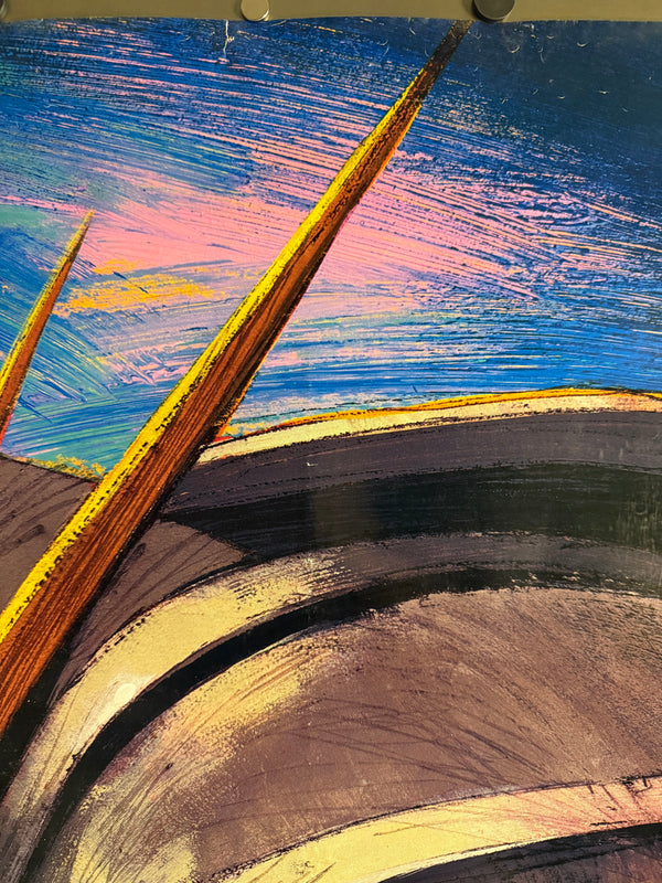 "Mobile Suit Gundam F91", Original Release Japanese B1 Poster 1991, Rare Painted Artwork, B1 Poster Size (c.72.8 cm × 103 cm)