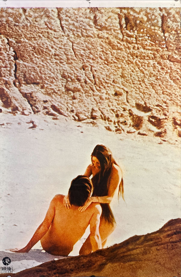 “Zabriskie Point” (砂丘), Original Japanese Movie Poster 1970, First Japanese Release, STB Tatekan Size (c. 51 × 145 cm) O146 A