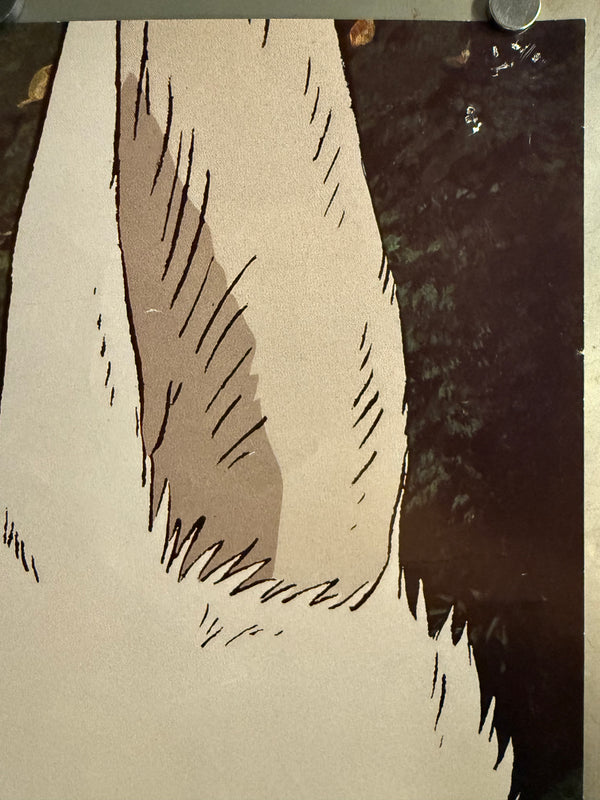 “Princess Mononoke” (もののけ姫), Original First Release Japanese Movie Poster 1997, B2 Size (51 × 73 cm) O708