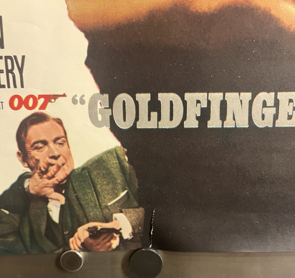 “Goldfinger” (007／ゴールドフィンガー), Original First-Release Japanese Movie Poster 1965, James Bond, B2 Size (51 × 73 cm) K30A