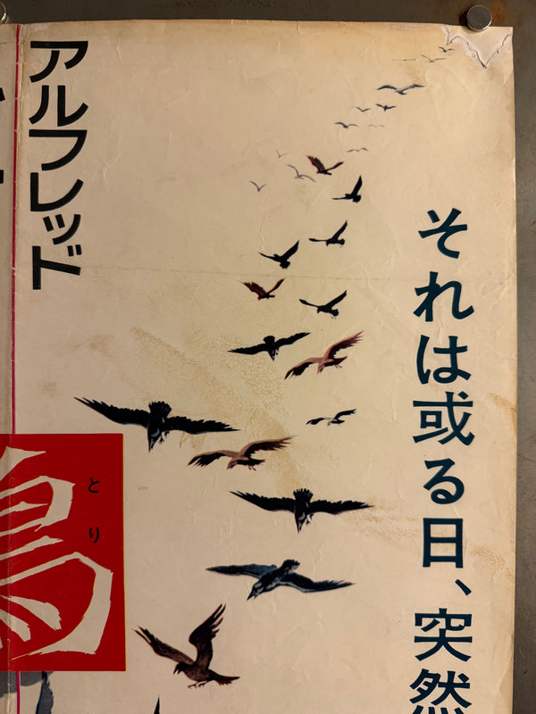 "The Birds", Original Japanese First Release Movie Poster 1963, B2 Size (51 × 73 cm) M146B
