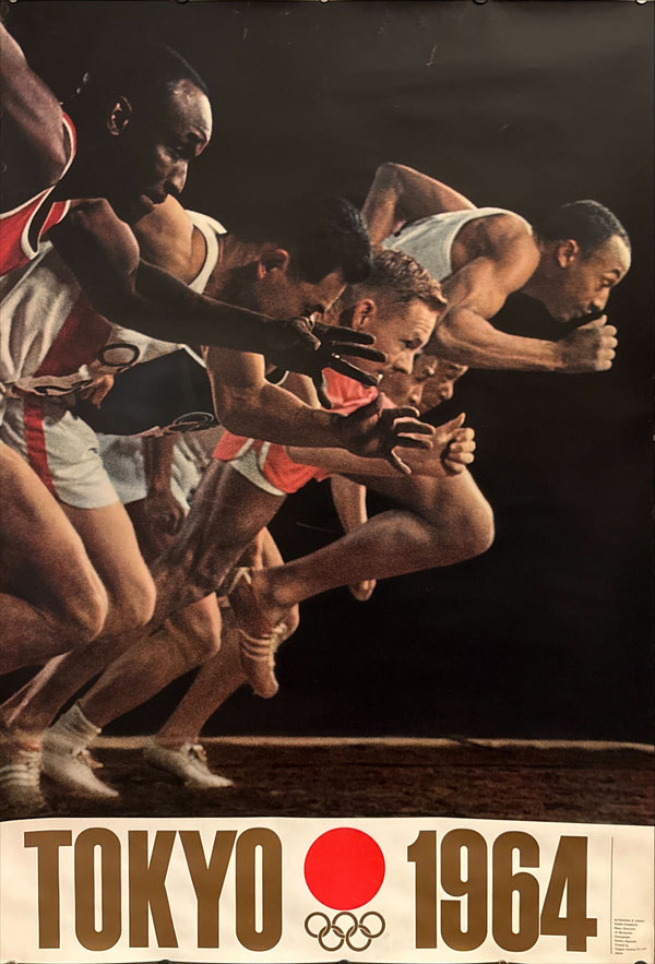 "Olympic Games 1964 Tokyo - The Official Poster Suite (Complete Set of Four in Original Tokyo 1964 Organizing Committee Tube)" Original Release Japanese Promotional Poster 1961