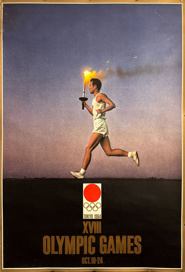 "Olympic Games 1964 Tokyo - The Official Poster Suite (Complete Set of Four in Original Tokyo 1964 Organizing Committee Tube)" Original Release Japanese Promotional Poster 1961