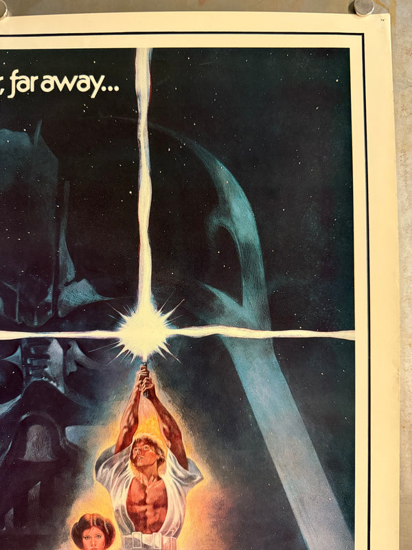 “Star Wars: A New Hope” (Star Wars), Original Japanese Soundtrack Poster 1982, B2 Size (51 × 73 cm) K180A