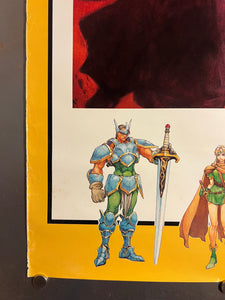 "Dungeons & Dragons: Shadow over Mystara", Original Release Japanese CAPCOM promotional poster 1996, Extremely Rare, B1 Size