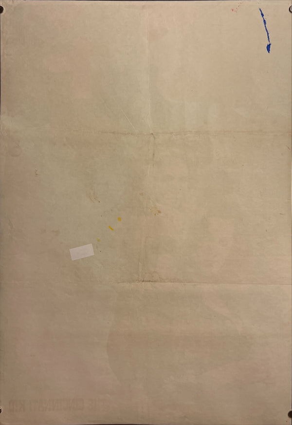 "The Cincinnati Kid", Original Re-Release Japanese Movie Poster 1970, STB Size 20x57" (51x145cm) J213