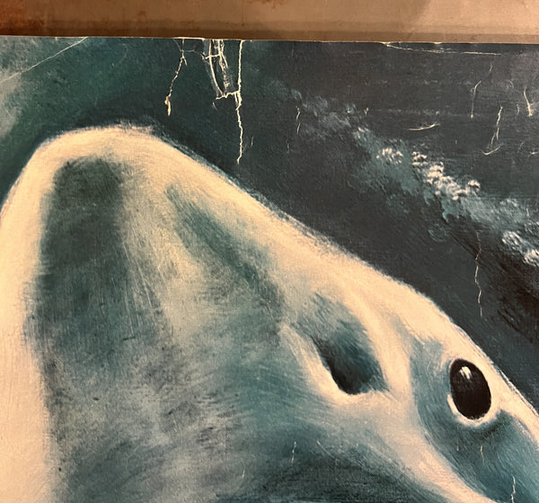 “Shark!” / 「シャーク！」, Original Japanese Movie Poster 1976, Artwork by Susumu Masukawa, B1 Size (73 × 103 cm)