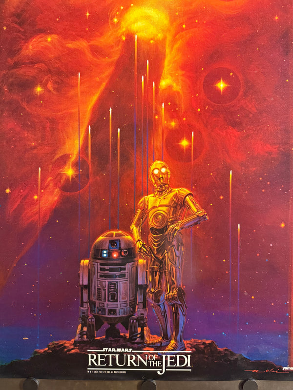 "Return of the Jedi", AKA Starfall, Special Poster Produced Under License to Yamakatsu, Noriyoshi Ohrai, 1983 (71 x 51 cm) O841